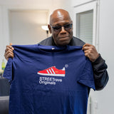PRE ORDER: NAVY /// RED SHOE - STREETrave Originals T-Shirt with reverse print.