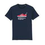 PRE ORDER: NAVY /// RED SHOE - STREETrave Originals T-Shirt with reverse print.