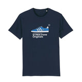 PRE ORDER: NAVY /// BLUE SHOE - STREETrave Originals T-Shirt with reverse print.