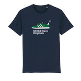 PRE ORDER: NAVY /// GREEN SHOE - STREETrave Originals T-Shirt with reverse print.