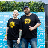 PRE ORDER: 2026 BLACK with WHITE LOGO Pavilion Festival raveCAVE T-Shirts