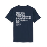 PRE ORDER: NAVY /// RED SHOE - STREETrave Originals T-Shirt with reverse print.